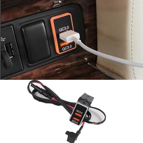 Rear Sear Multifuction USB Charger Cigarette lighter For Nissan Patrol Y62 Armada 2013 2014 2015 2016 2018 2020 accessories