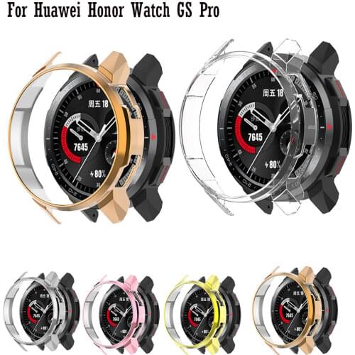 Screen Protector For Huawei Honor Watch GS Pro SmartWatch Protective Case Cover Shell Replacement Accessories Frame Cases TPU