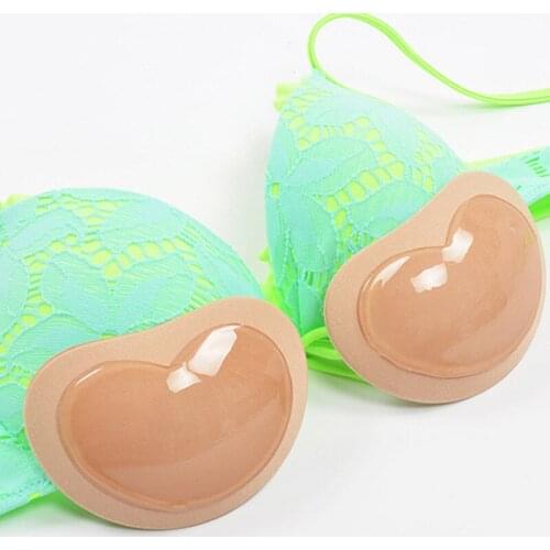 1Pair Invisible Sponge Paste Bra Padded for Swimsuit Breast Push Up Fill Brassiere Breast Patch Pads Women Intimates Accessories