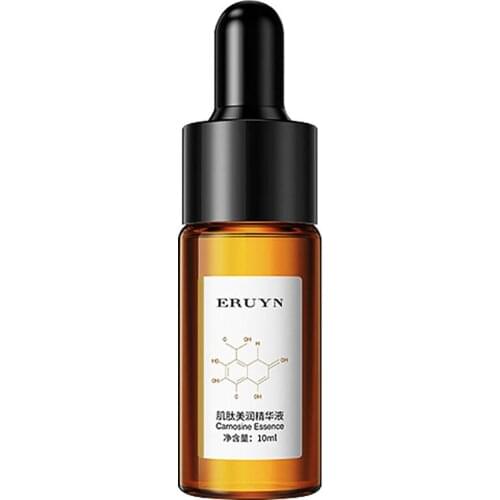 10ml Carnosine Beauty Essence Serum Moisturizing Brighten Firming Smooth Shrink Pores Anti Wrinkle Improve Fine Lines Face Care