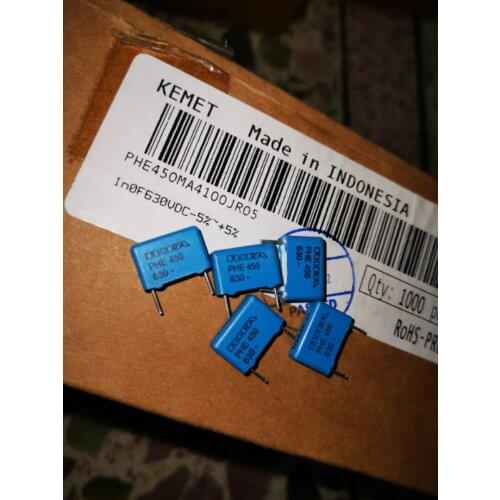 RIFA PHE450 1nF/630V P10MM MKP 102/630V audio blue film Capacitor 450 102 1000PF 1NF 630VDC 0.001UF