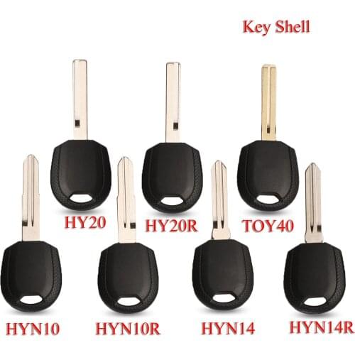 Kutery 10pcs/Lot Transponder Car Key Shell For Hyundai Kia With Uncut Blade Blank Remote Car Key Fob Case Cover No Chip