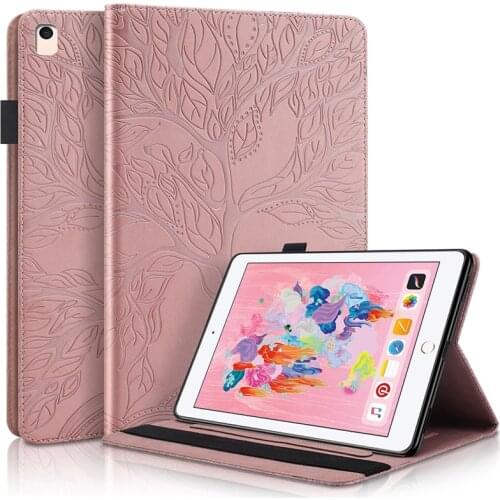 With Pencil Holder Case For Apple New iPad 9.7 2017 2018 5th 6th Generation Cover PU Leather Flip Case for iPad Air 1 2 5 6