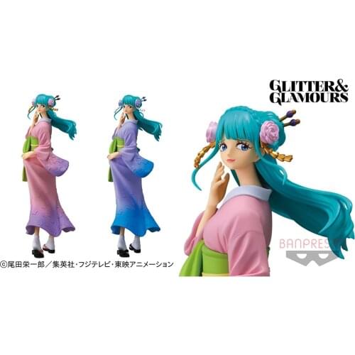Tronzo Original Banpresto One Piece G&G Kozuki Hiyori Glitter Shining Charm PVC Action Figure Model Toys Collections For Gifts
