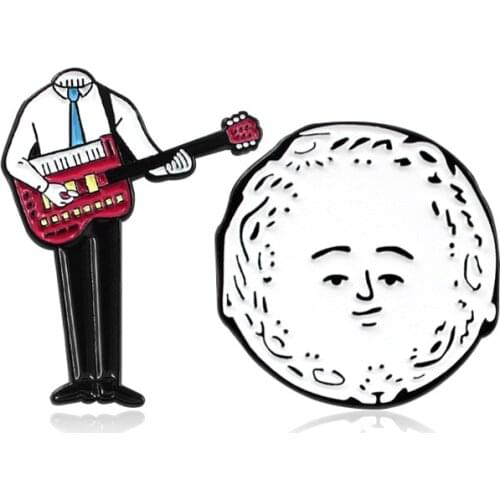 HOSENG Cartoon Alloy Brooch Cute Fashion Student Lapel Backpack Badge Funny Jewelry Enamel Pin HS_542