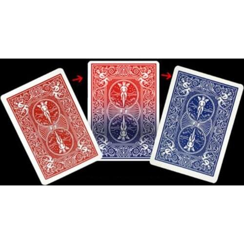 Change By Lloyd Barnes Magic Tricks Awaken Color Changing Poker Card Magic Props Close Up Props Gimmick Magia Toys Joke Magie