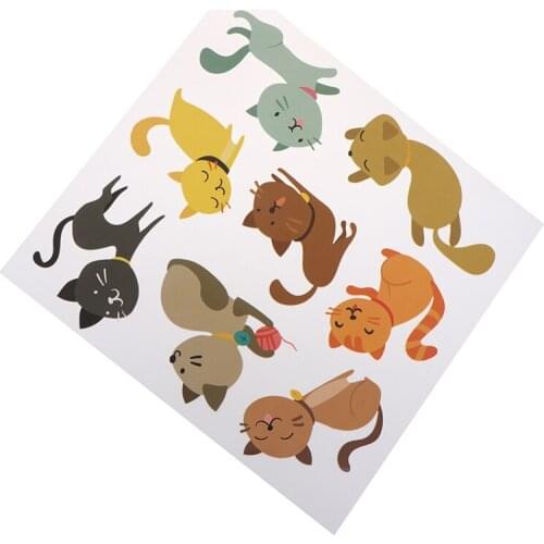 Cat Iron Patches For Clothing Cute Small Animal Cat Clothing Stickers DIY Tops Badges