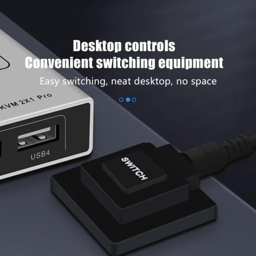 Dual Port Displayport KVM Switch 8K @ 60Hz USB Displayport 2 In 60Hz Displayport KVM Switch USB KVM DP 4KX2K Out 1 / L2L9