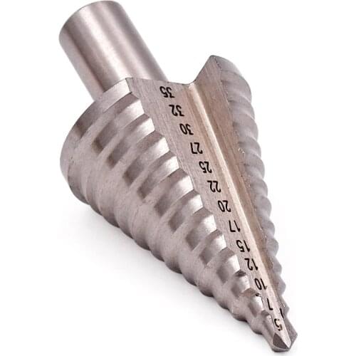 Metal Steel Step Drill Bit 5-35mm Cobalt Straight Pagoda Drill Hexagon HSS Power Tools Accessories Hole Saw Hole Cutter