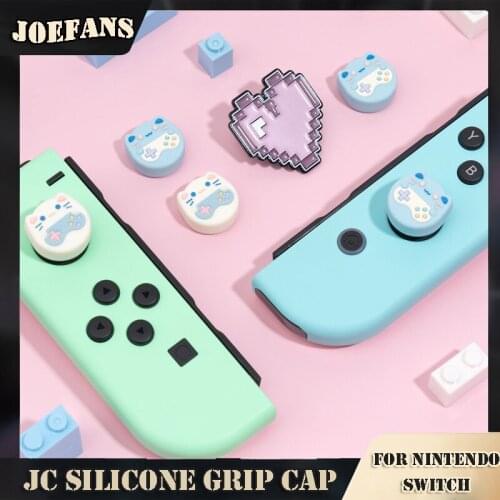 NS Joy Con Soft Thumb Stick Grip Cap Joystick Protective Cover For Nintendos Switch NS Lite Joy-con Silicone Thumbstick Case Cap
