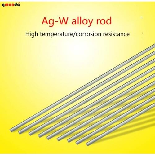 National Standard Silver-Tungsten Alloy Bar, W70Ag30 Welding Electrode Mirror Silver-Tungsten Bar, Alloy Bar