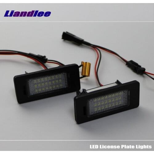 For VW Sharan 2011~2015 LED Car License Plate Lights Number Frame High Quality Lamp