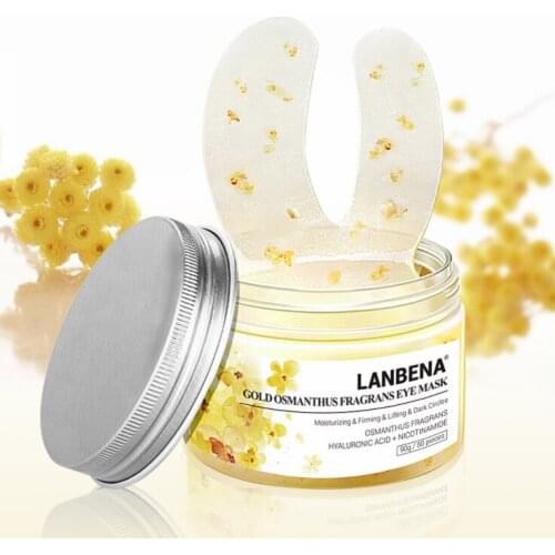 Vitamin C Eye Mask Eye Patches Serum Remove Eye Bag Eye Lines Improve Dark Circle Firming Brighten Lifting Repair 50PCS