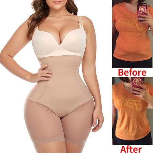 Faja Shapewear for Women Tummy Control Butt Lifter Panties Seamless High Waisted Body Shaper Short Thigh Slimming Underwear
