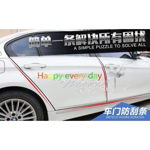 10M car styling Car Door Edge Protection Strip Moulding stickers for fiat punto 500 bravo freemont stilo panda linea accessories