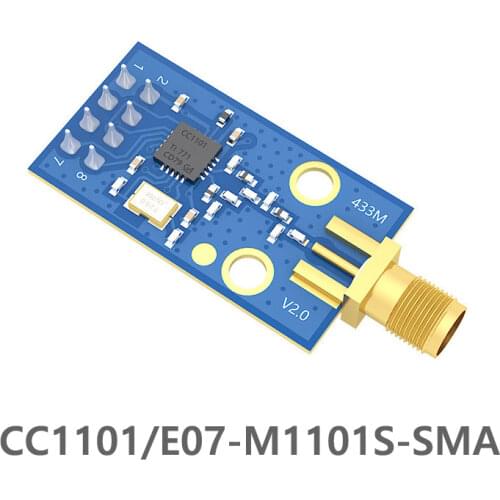 Cojxu Small-size 10mw Wireless RF Transceiver Module DIP SPI CC1101 433MHz for Smart Home IoT Solutions E07-M1101D-SMA