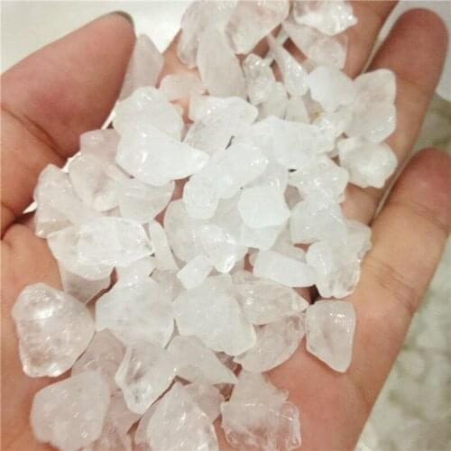 100g Natural White crystal stone particles Quartz Crystal Wand Points Healing Gemstone Wand feng shui crystals