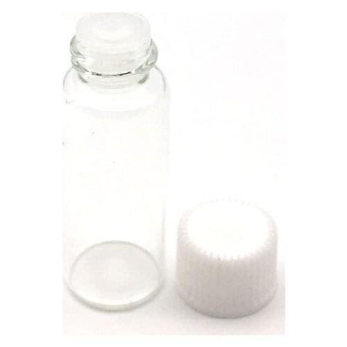 20pcs 5ml Mini Clear Essential Oil Glass Bottle with Orifice Reducer Siamese Plug Perfume Sample Vials Empty Perfume Test Bottle