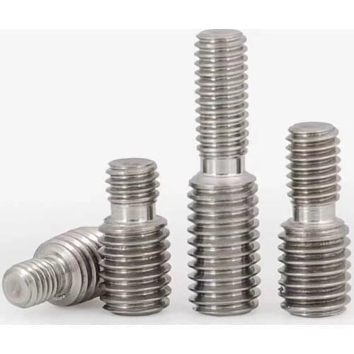 3pcs M4 conversion screw reducer screws big small head bolt reducing bolts 304 stainless steel connect nail headless joint nails