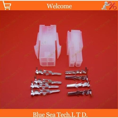 4 Pin/way 4.2mm 5557 wiring terminal Electrical connector kit (Housing+Terminal) for car/motorcycle/boat ect
