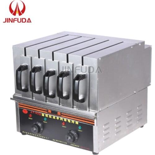 5 groups commercial Skewer machine Grill Smokeless Barbecue Machine Kebab Plancha Erover
