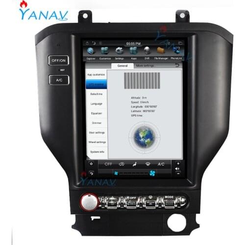 Car Stereo video dvd Player for-Ford Mustang 2014-2018 car multimedia autoradio player 12.1 inch car GPS Navigation Radio player