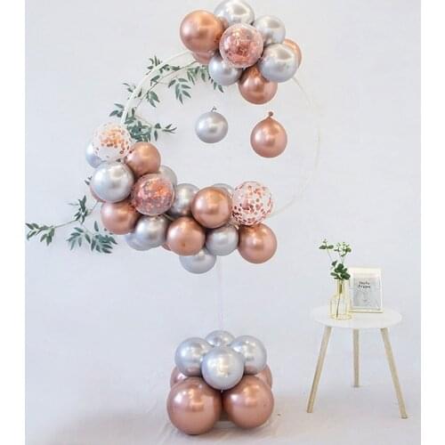 Baloon Garland Round Stand for Baby Shower Decorations Happy Birthday Party Balloons Wreath Decorations Wedding Party Favors
