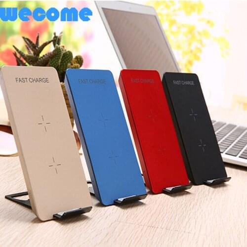 WECOME Qi Wireless Charger For iPhone X 8 Samsung Note 8 S8 Plus S7 S6 Edge Phone Fast Wireless Charging Docking Dock Station