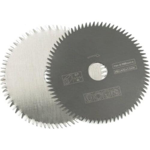 1pcs Carbide cutting piece Wood plastic cutting power tool saw blade Multi-function saw blade 85mmX10mmX1.5 80 tooth saw blade
