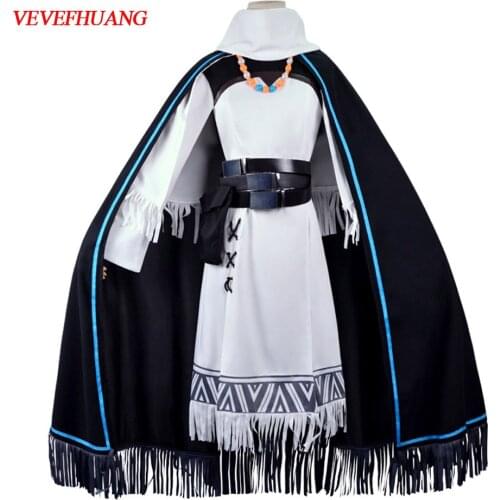VEVEFHUANG Game Arknights Cosplay Hatsuyuki Costume Dress Uniform Full Set Adult Girls Women Halloween Carnival Costume Custom