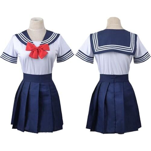 Anime Moon Peripheral Cosplay Costume Japanese and Korean School Uniform Set Student Uniform Female JK Sailor Suit