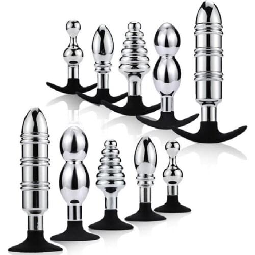 Metal Anus Expander Anal Sex Toys Anal Plug Prostate Massage Butt Plug Adult Sex Toys For Women Men Outdoor Sex Product