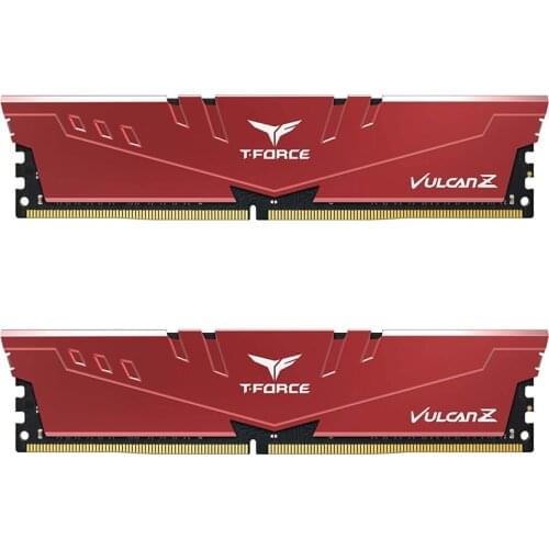 TEAMGROUP DDR4 Ram T-Force Vulcan Z 8GB 16GB 2666MHz 3200MHZ Desktop Memory Module Red