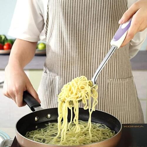 Pasta Noodle Spoon Pasta Scoop Colander Noodle Spaghetti Ladle Slot Spoon Nylon Colander Kitchen Practical Gadget