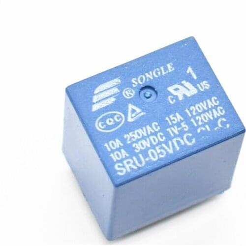 Power Relays SRU-05VDC-SL-C 10A 250VAC 30VDC 5PIN Relay Wholesale Price