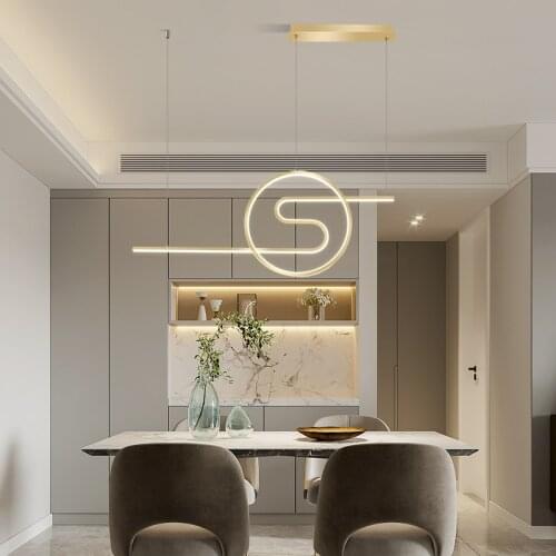 Nordic dining table chandelier simple modern creative personality restaurant dining table bar special-shaped light luxury lamp