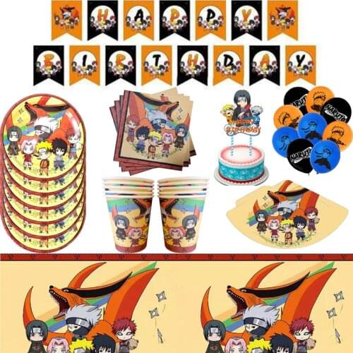 Themed Birthday Party Decoration Set Balloons Flags Banners Cake Card Decorations Children Day Halloween Party Supplies