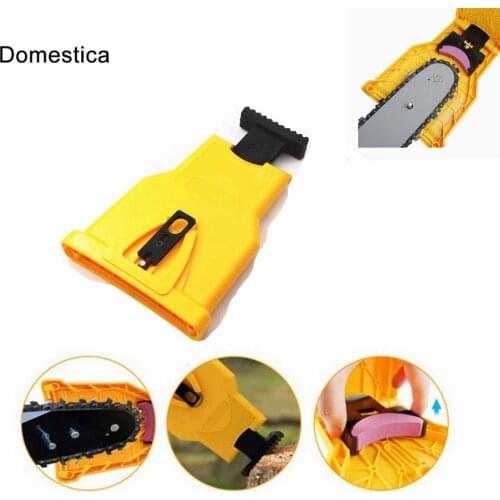 Chainsaw Teeth Sharpener for 14 16 18 20 inch Chainsaw Durable Easy Power Sharp Bar-Mount Fast Grinding Chainsaw Chain Sharpener