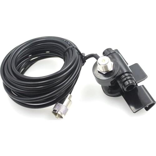 High Quality Mobile Radio Clip Mount RB-400 With Antenna Mount Cable 5M for Antannas Car Radio KT-8900D KT-7900D BJ-318 etc