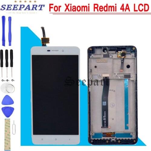For Xiaomi Redmi 4A LCD Display Touch Screen Digitizer Assembly With Frame 4A Pro Display Replacement For 5.0" Xiaomi Redmi 4A