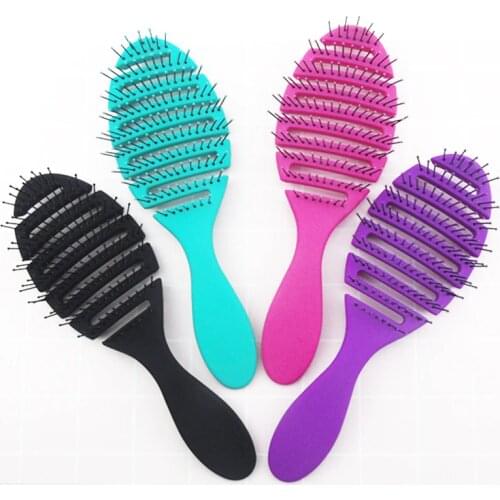 1pcs wet brush Comb tool barber Hair Brush Hair Styling Tools Anti Tangled Anti-static Head Massage Hairbrush Magic Comb