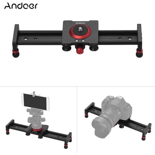 30cm 40cm 50cm Camera Track Slider Aluminum Alloy Damping Slider Track Video Stabilizer Rail Track Slider for DSLR Camcorder