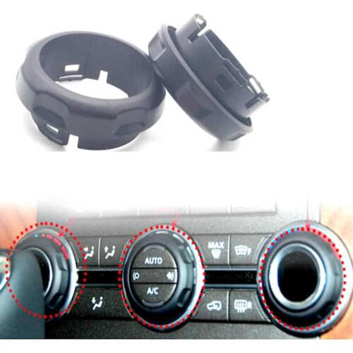 ROLLSROVER Car Interior Air Condition A/C Adjust Knob Audio Button Cover Ring Trim For Range Rover Sport 2009-2013 Discovery 4
