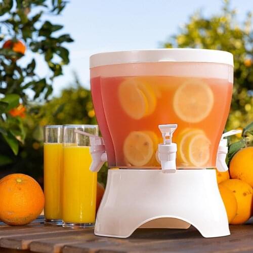 Large Capacity Water Jug With Faucet Lemon Orange Juice Container Beverage Kettle For Refrigerator Cold Water Bottle