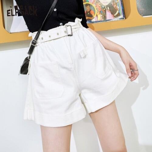 ELF SACK Women's High Waist Shorts