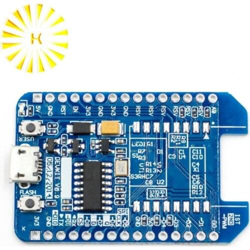 ESP8266 ESP-12E ESP-12F CH340 CH340G WIFI Internet of Things Adapter Plate Compatible NodeMcu Lua Development Board Connector