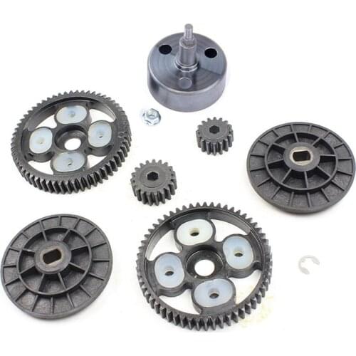 58T/16T and 55T/19T metal upgraded gear set 85105 for 1/5 gas rc baja spare parts