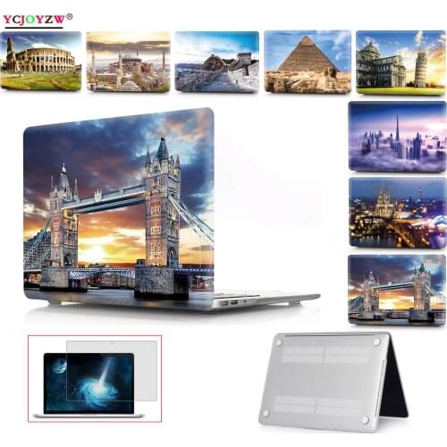 New 2020 building Case Cover for MacBook Air 13 A1466 A1932 A2179 Pro Retina 11 12 13 15 16 inch A1706 A1989 A2159 A2289 A2251