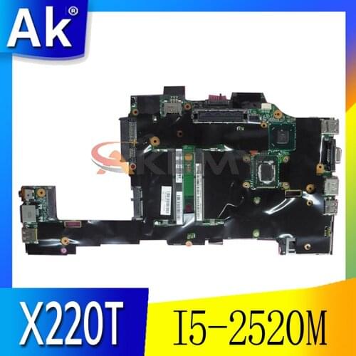 Laptop motherboard For LENOVO Thinkpad X220T Tablet Core SR04A I5-2520M Mainboard H0227-3