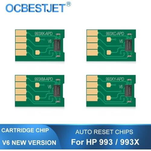 V6 Newest ARC Chip For HP 993 993X 993XL For HP PageWide Pro 755dn 774dn 750dn 750dw 772dn 772dw 777z 777zs Cartridge Chips